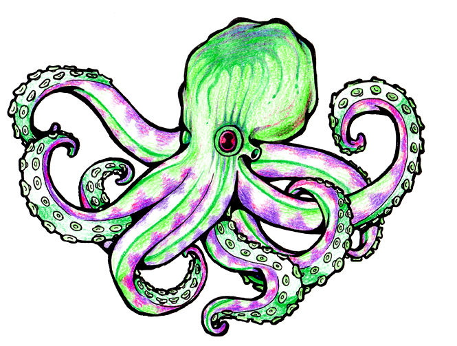 cartoon octopus tattoo cliparts co cartoon octopus tattoo cliparts co