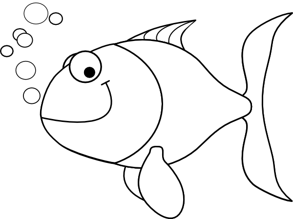 Outlines Of Fish - ClipArt Best