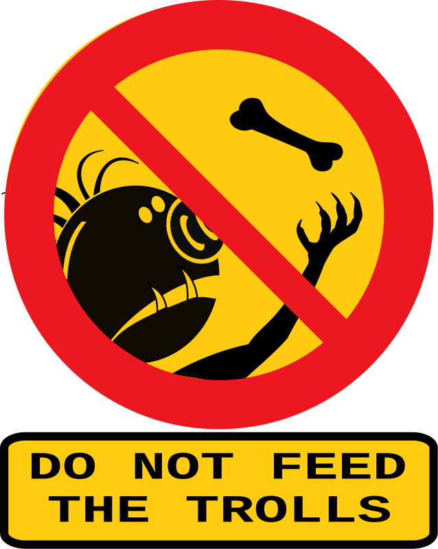 Do Not Feed The Trolls Clip Art Download
