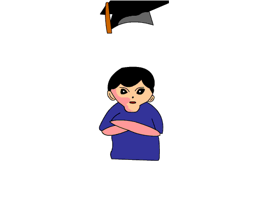Graduation Animated Clipart: boy_6_28 : Classroom Clipart