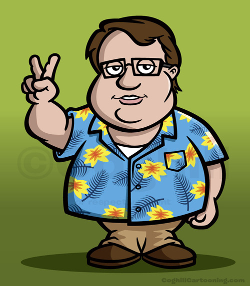 Cartoon Character Portrait: Chris E.