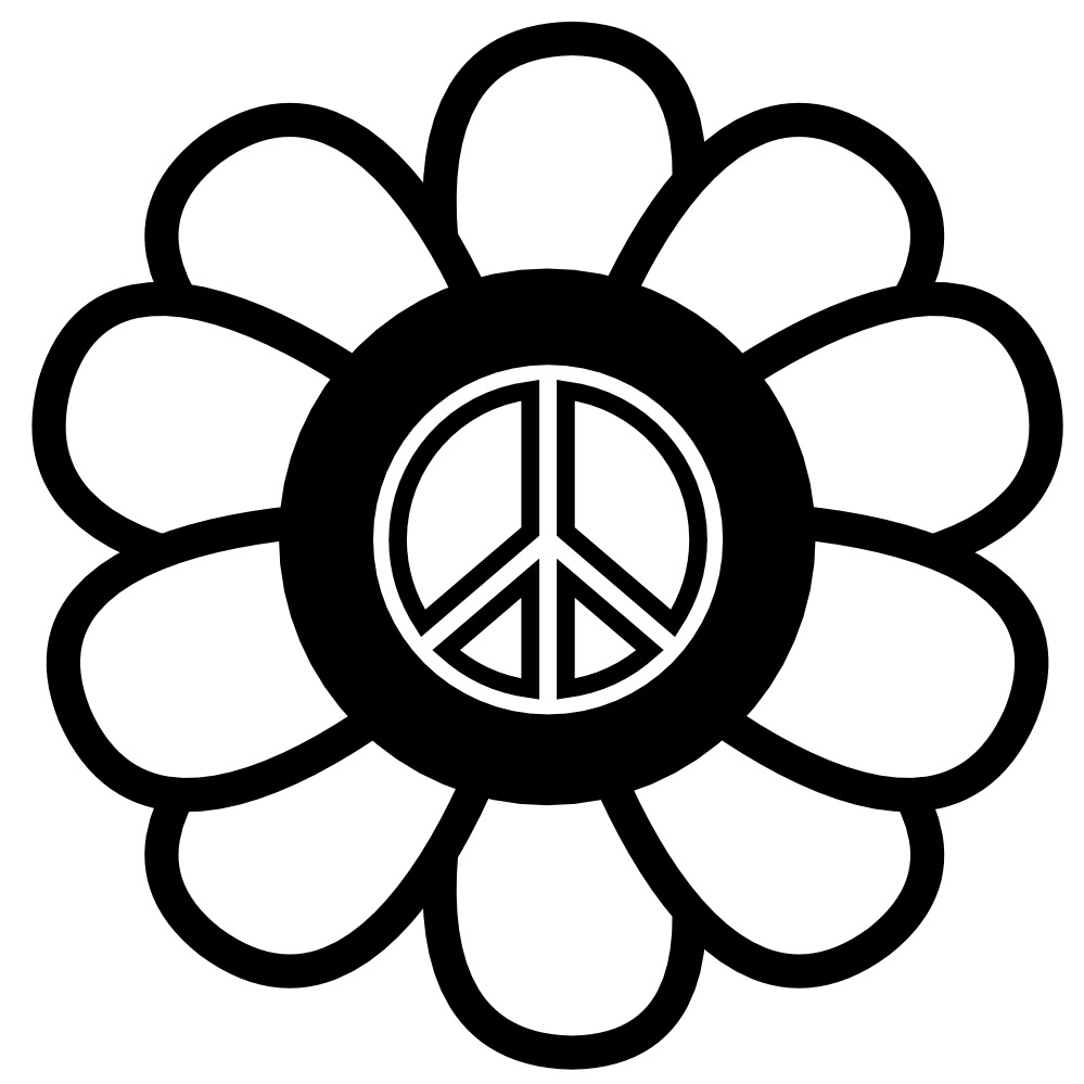 Peace Sign Clipart Black And White | Clipart Panda - Free Clipart ...
