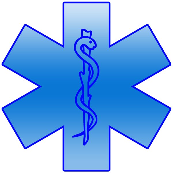 Blue star of life clipart clipart image - ipharmd.