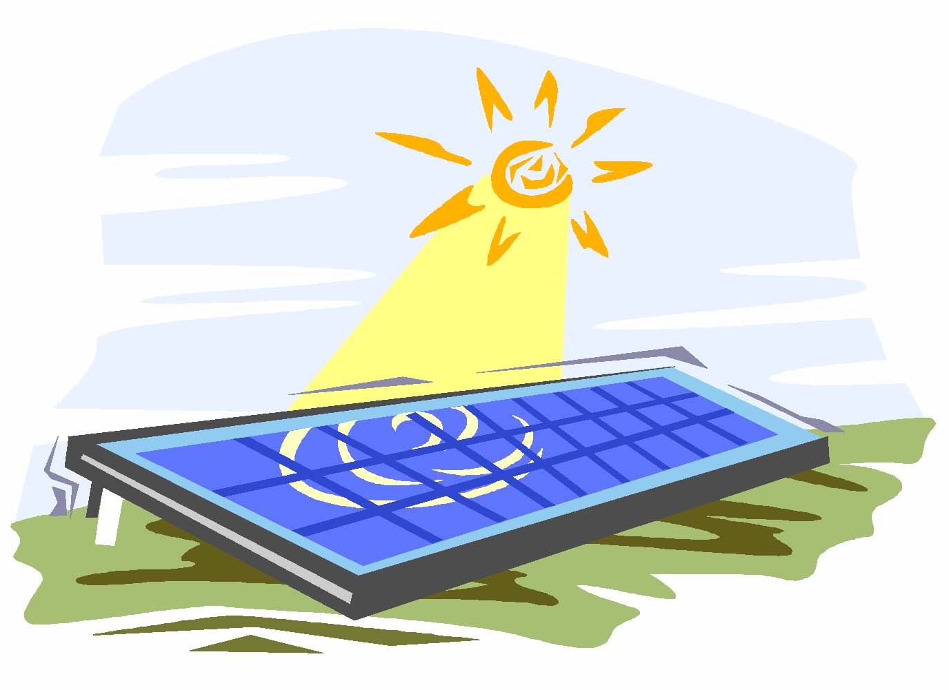 Images For > Solar Power Plant Clipart
