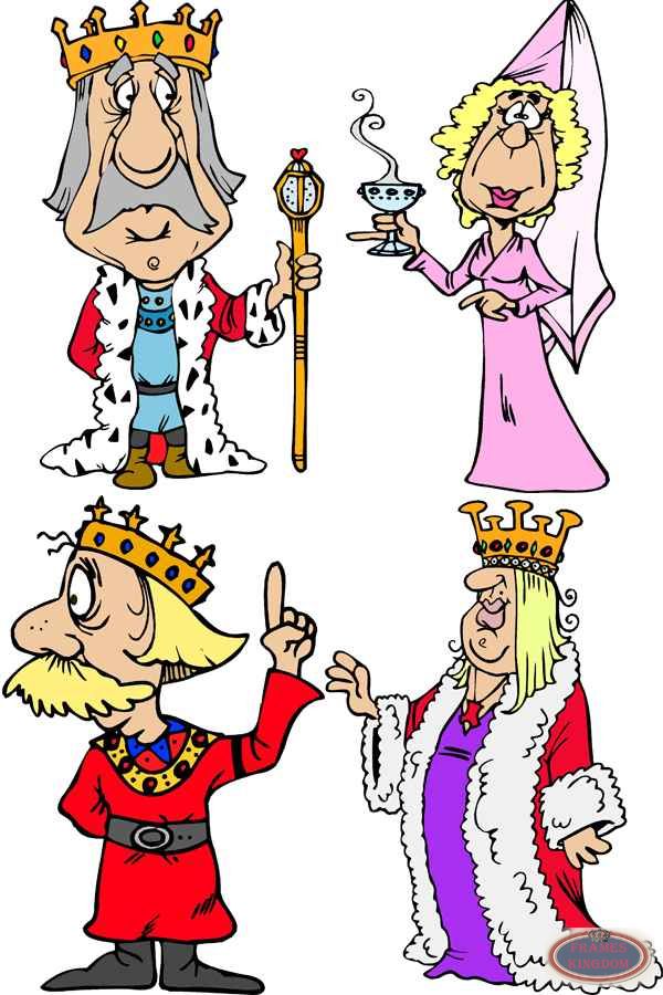 Kings and queens cartoon characters images