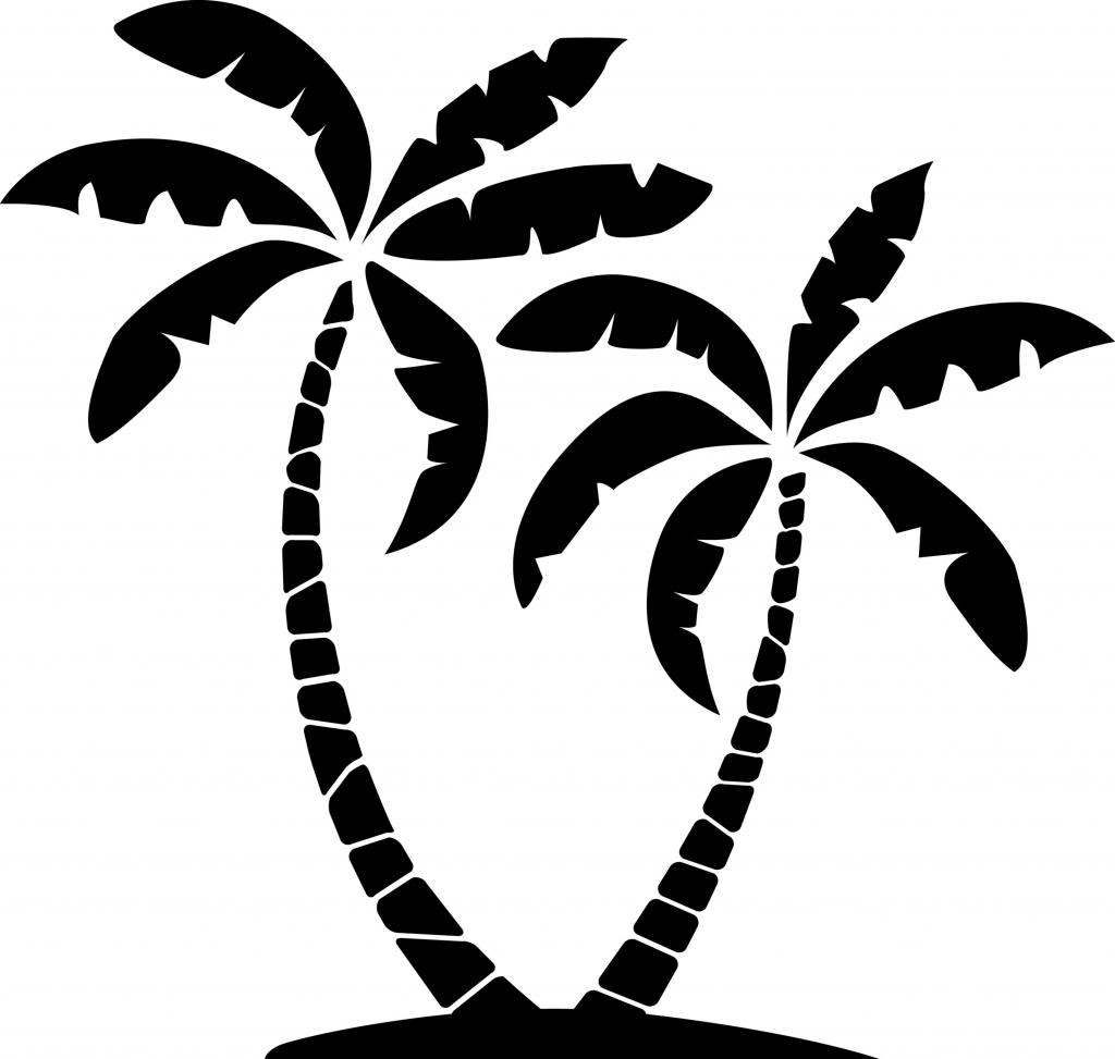 Palm Tree Island Clipart - Gallery