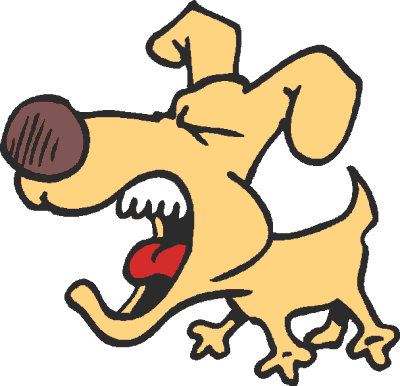 Cartoon Dog Barking - Cliparts.co