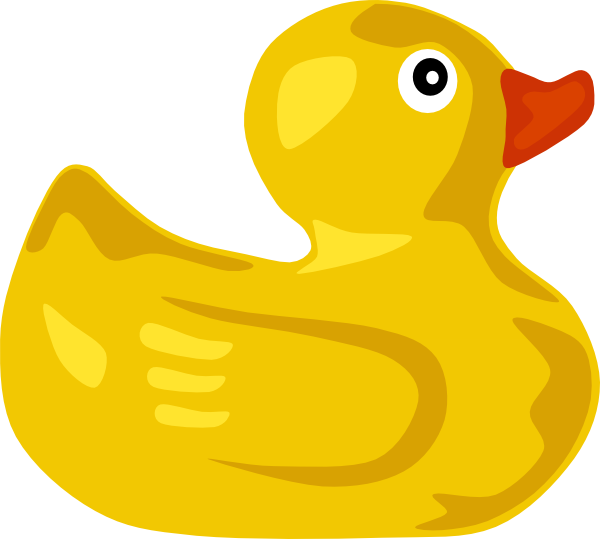 Rubber Duck Not Water clip art - vector clip art online, royalty ...