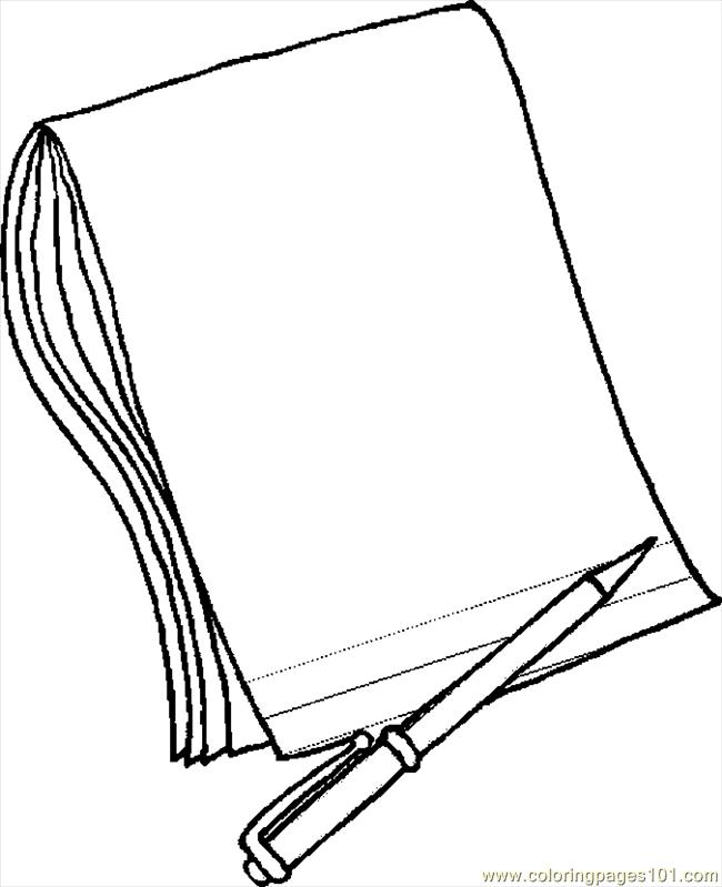 Pencil Coloring Pages: