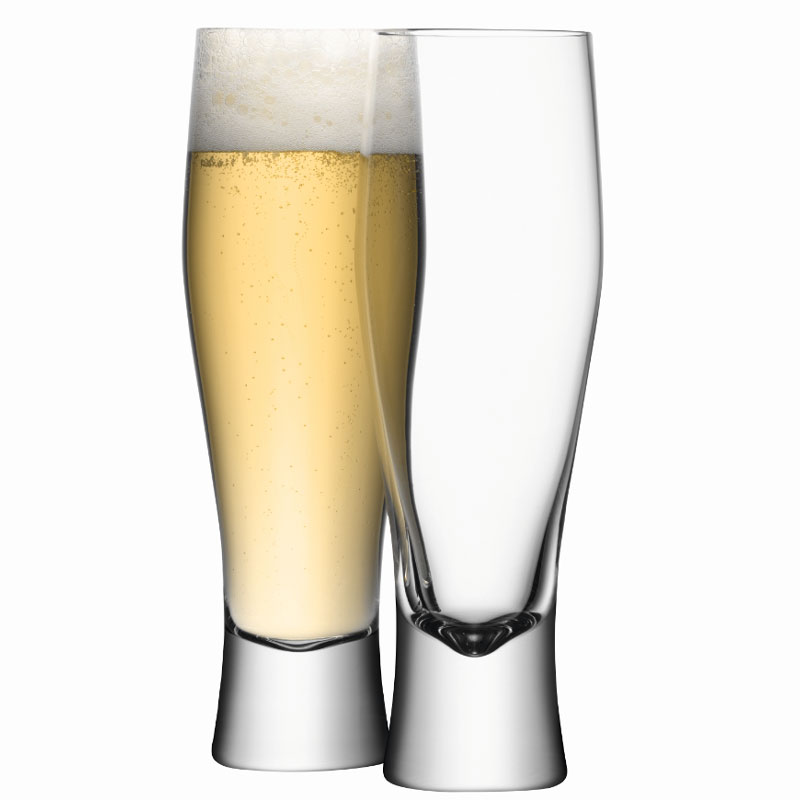 LSA Bar Lager Beer Glasses - Set of 4, Glassware; UK Glassware ...