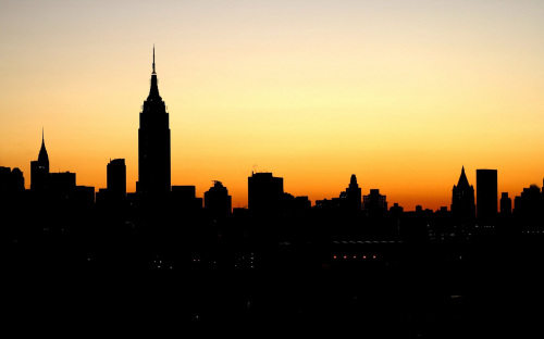 New York Silhouette Wallpapers