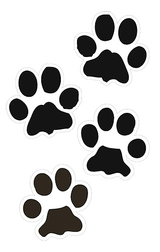 Free Clipart Images Paw Prints