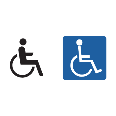 Handicap Sign vector, Handicap Signs in .EPS, .CDR, .AI format