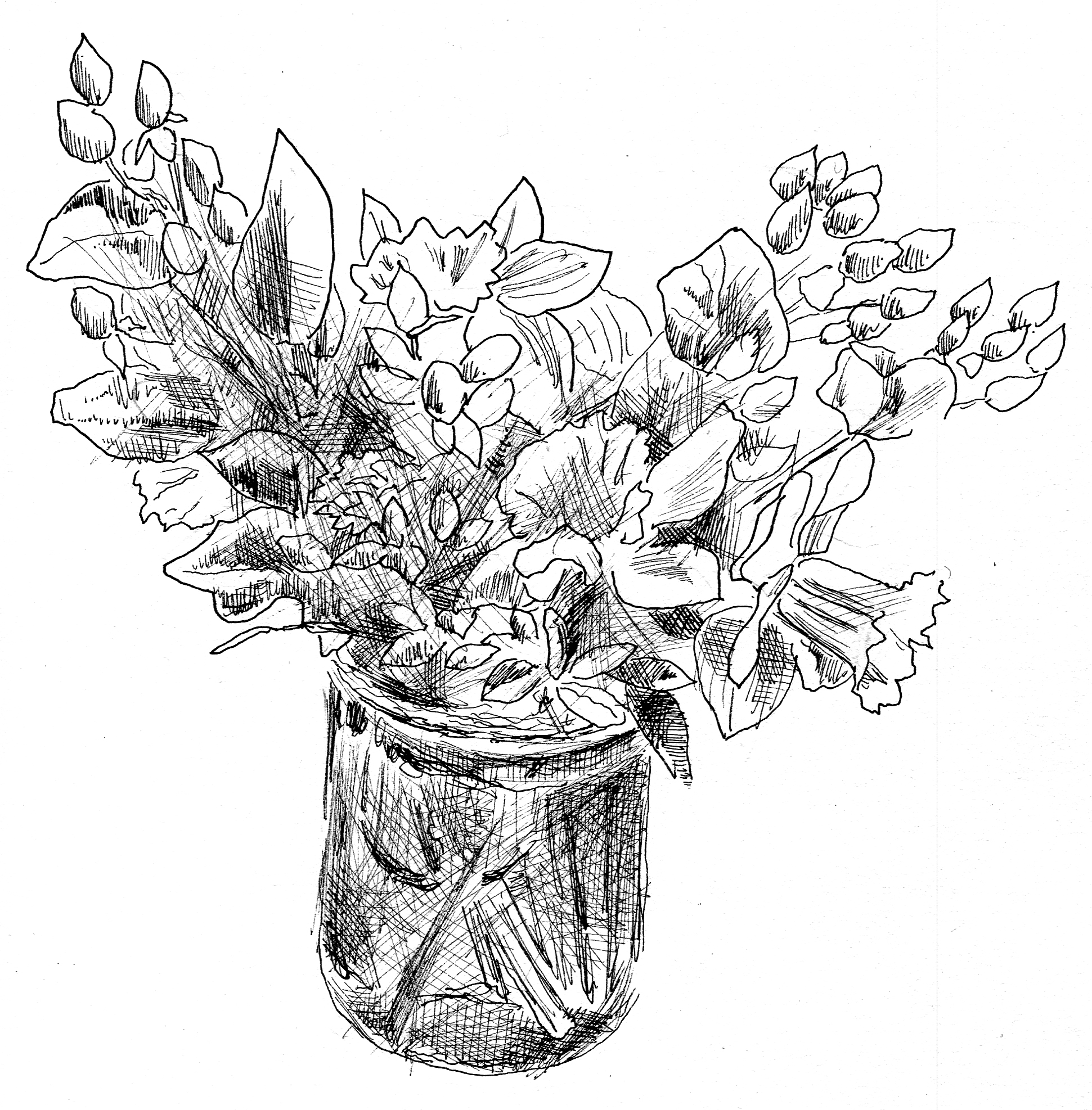 Drawing Of Spring Flowers Cliparts.co