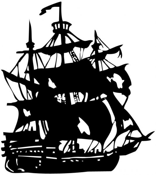 pirate ship | Stencil Ideas | Pinterest