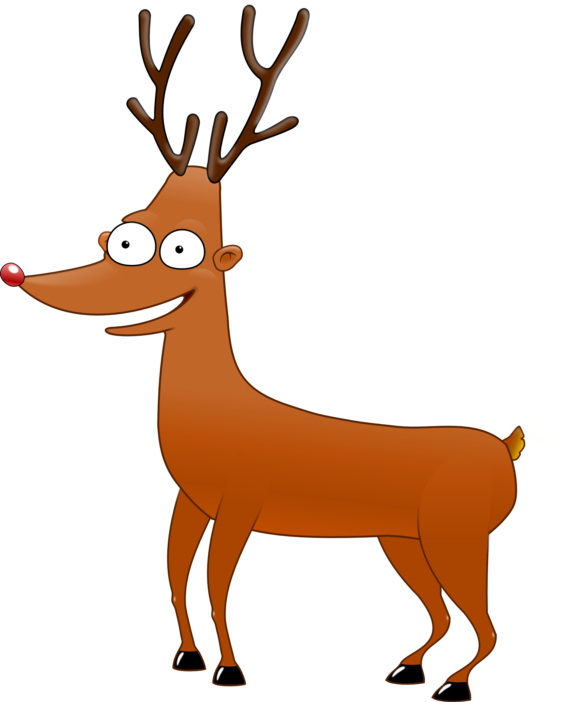reindeer raindeer rudolf christmas xmas SVG - ClipArt Best ...