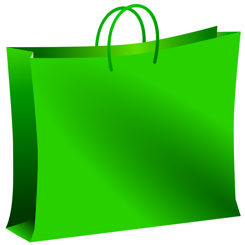 Clipart - Green bag