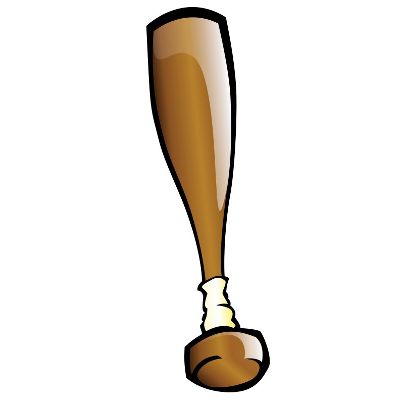 Free Stock Photos | Illustration of a baseball bat | # 14510 ...