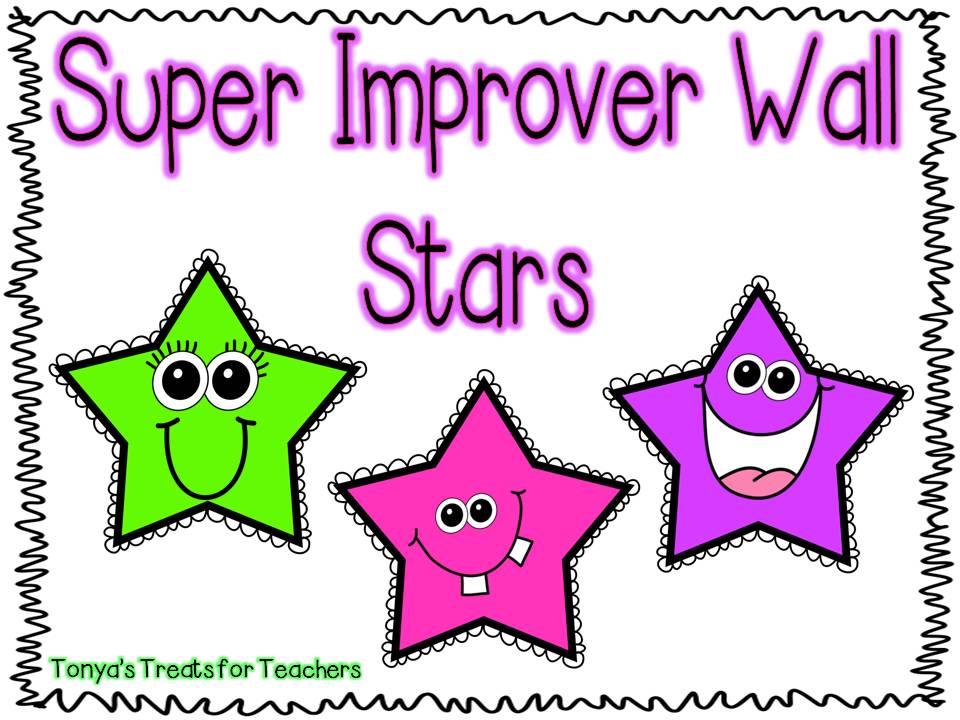 Tonya's Treats for Teachers: How I use the Super Improvers Wall:)