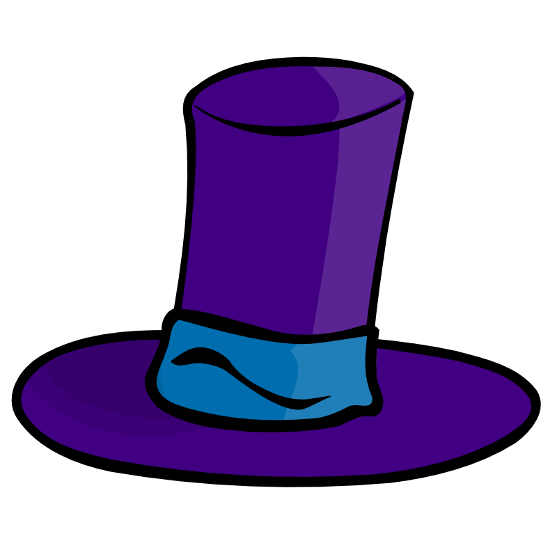 Purple Cartoon Top Hat Images & Pictures - Becuo