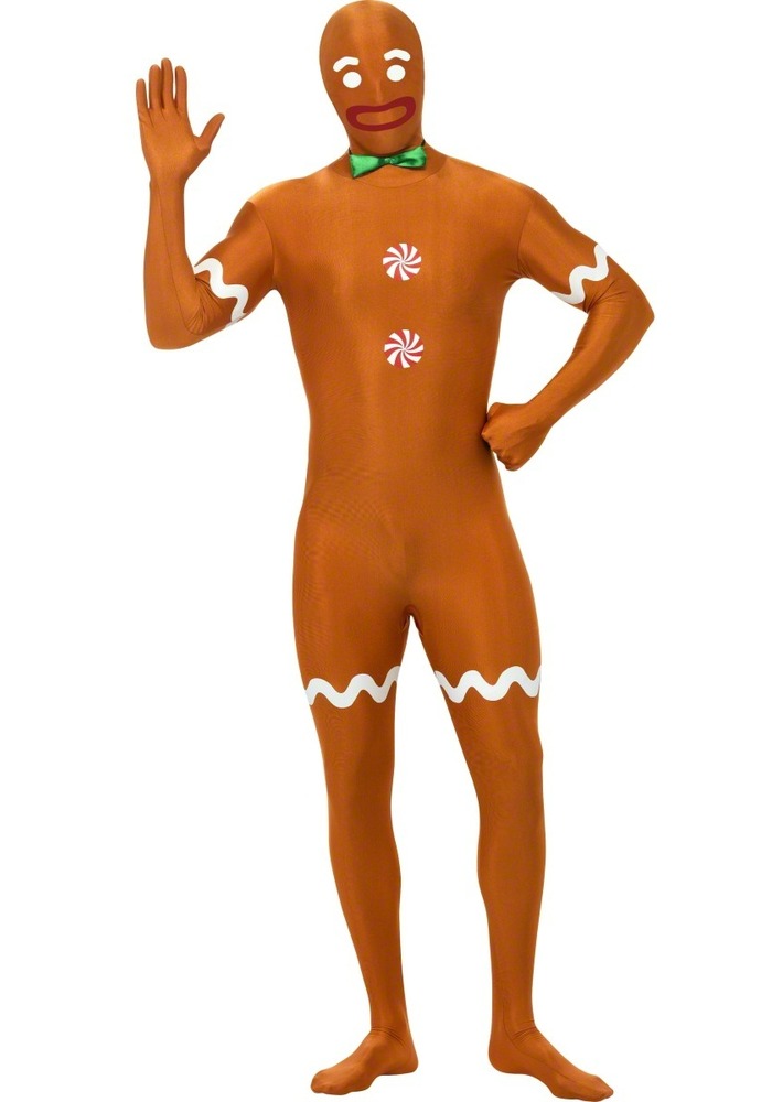 Gingerbread Man Second Skin Costume 33345 just £26.99 from Party ...