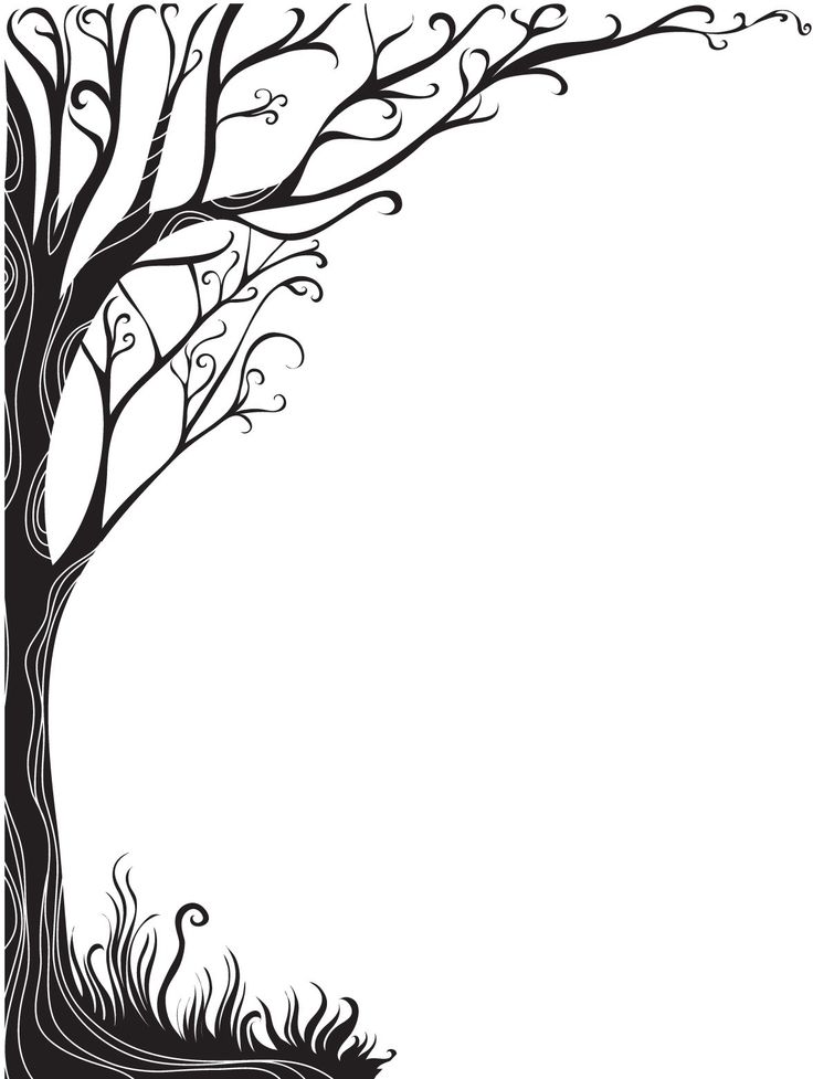 clipart tree branch borders - photo #48