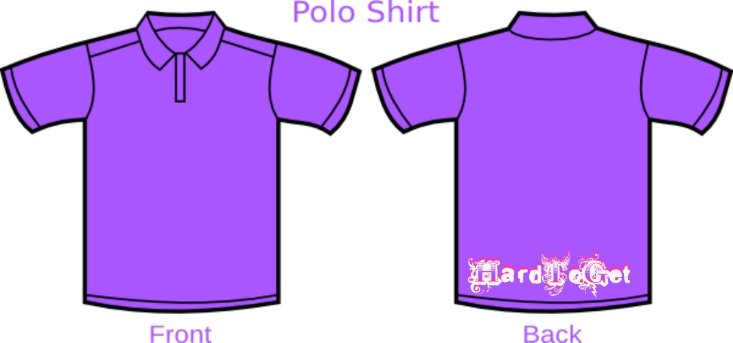 Violet Polo Shirt Hi image - vector clip art online, royalty free ...