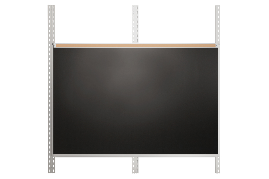 Platinum Visual Systems | MTS Series - Chalkboard with 1” Map Rail