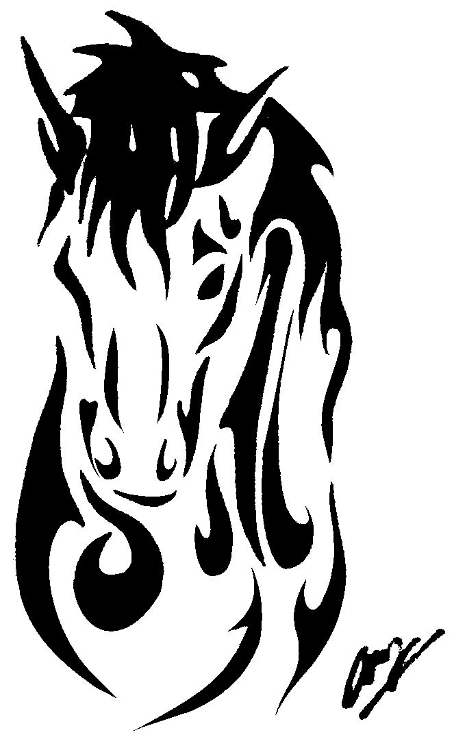 Horse Head Tattoo Designs