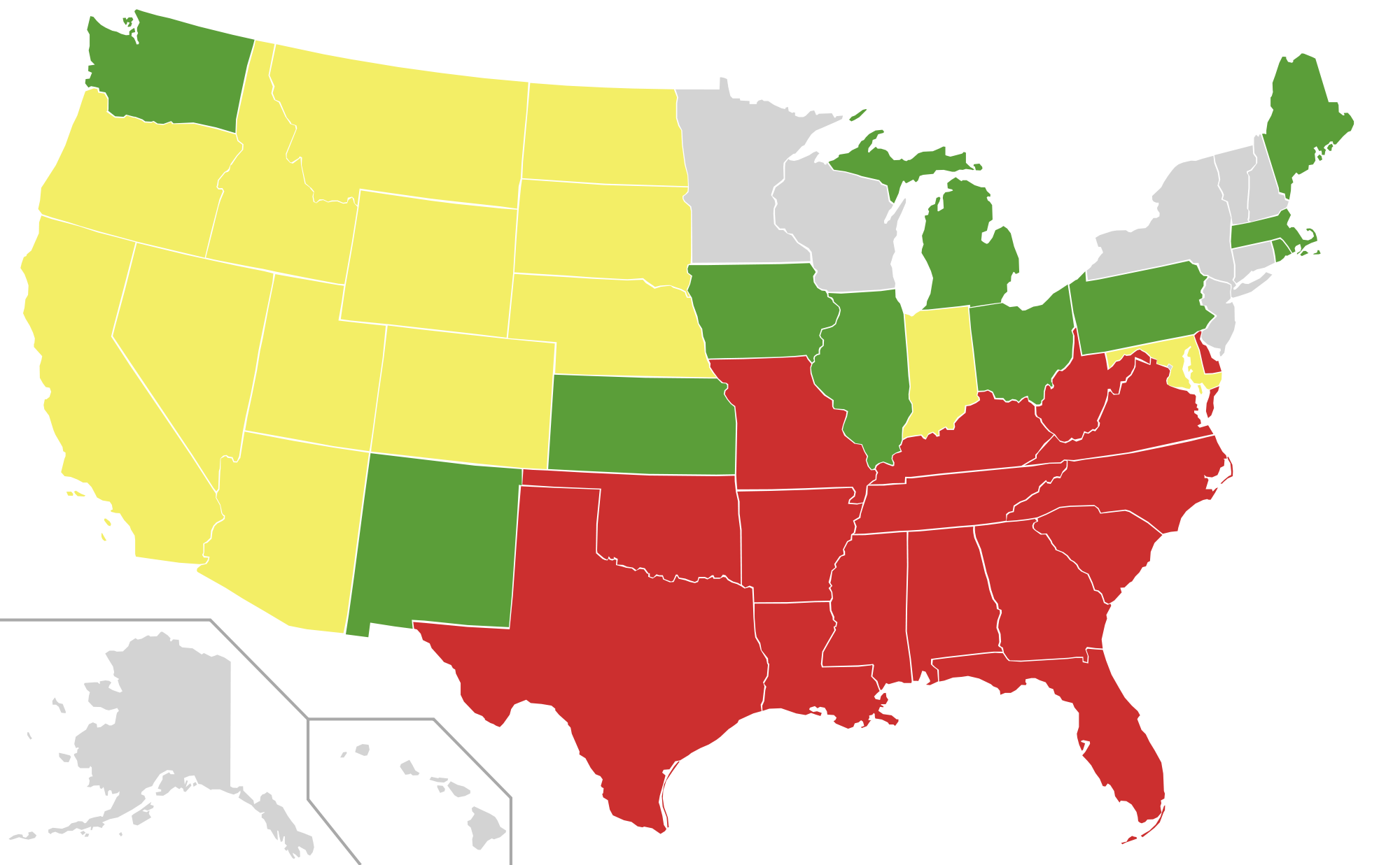 Anti-miscegenation laws in the United States - Wikipedia, the free ...