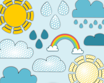 Popular items for weather clip art on Etsy