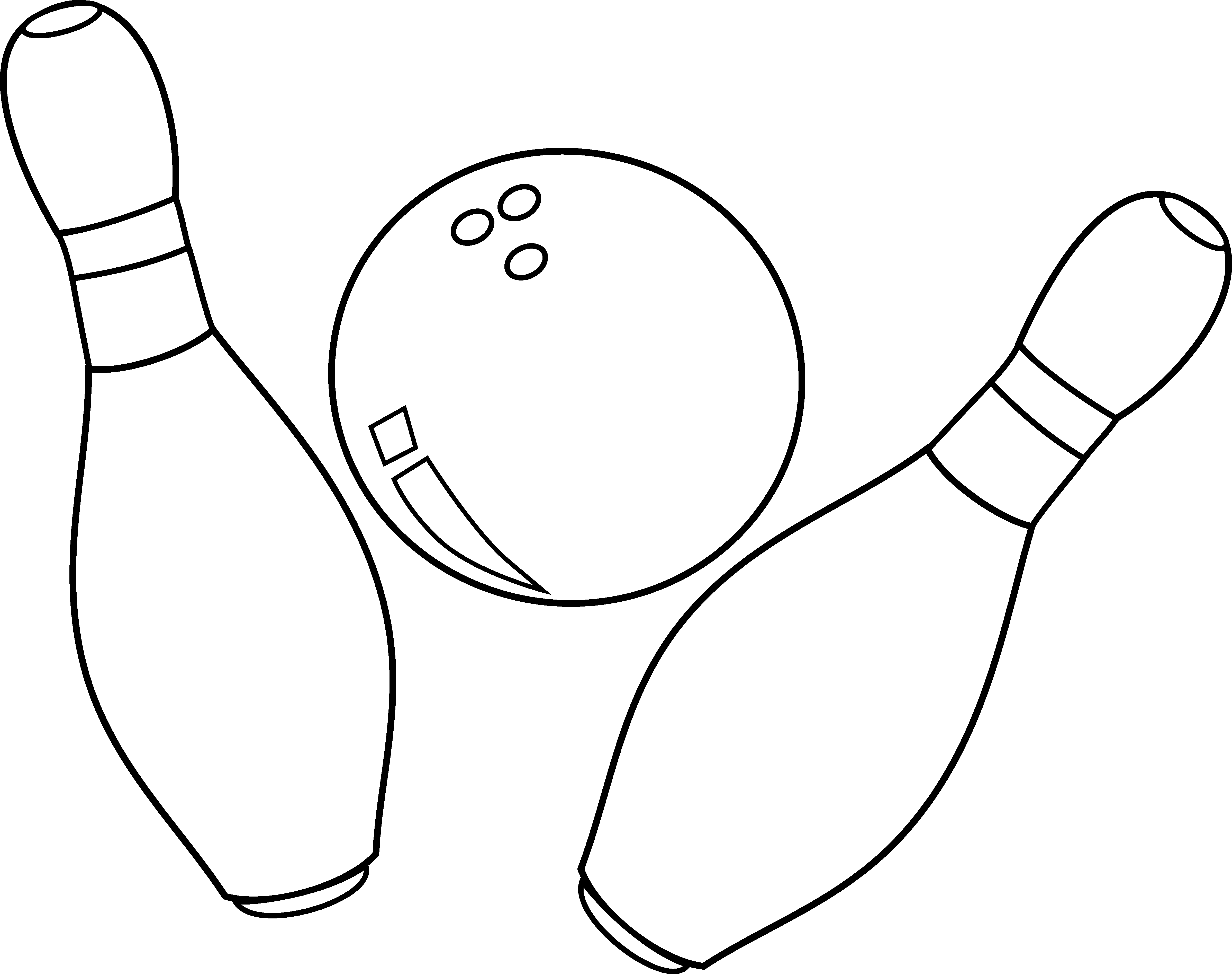 Pictures Of Bowling Balls And Pins - Cliparts.co