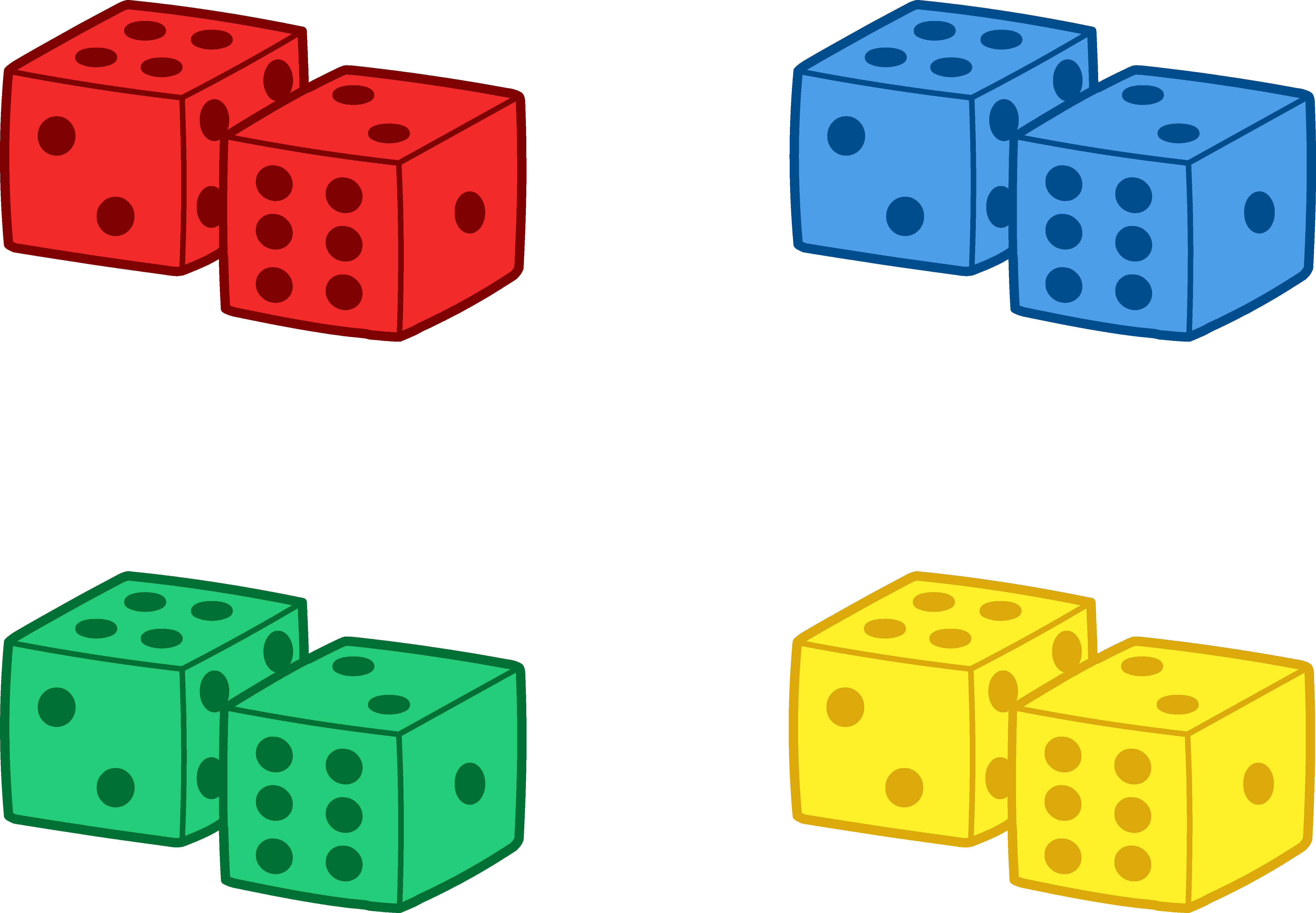 green dice clipart - photo #23