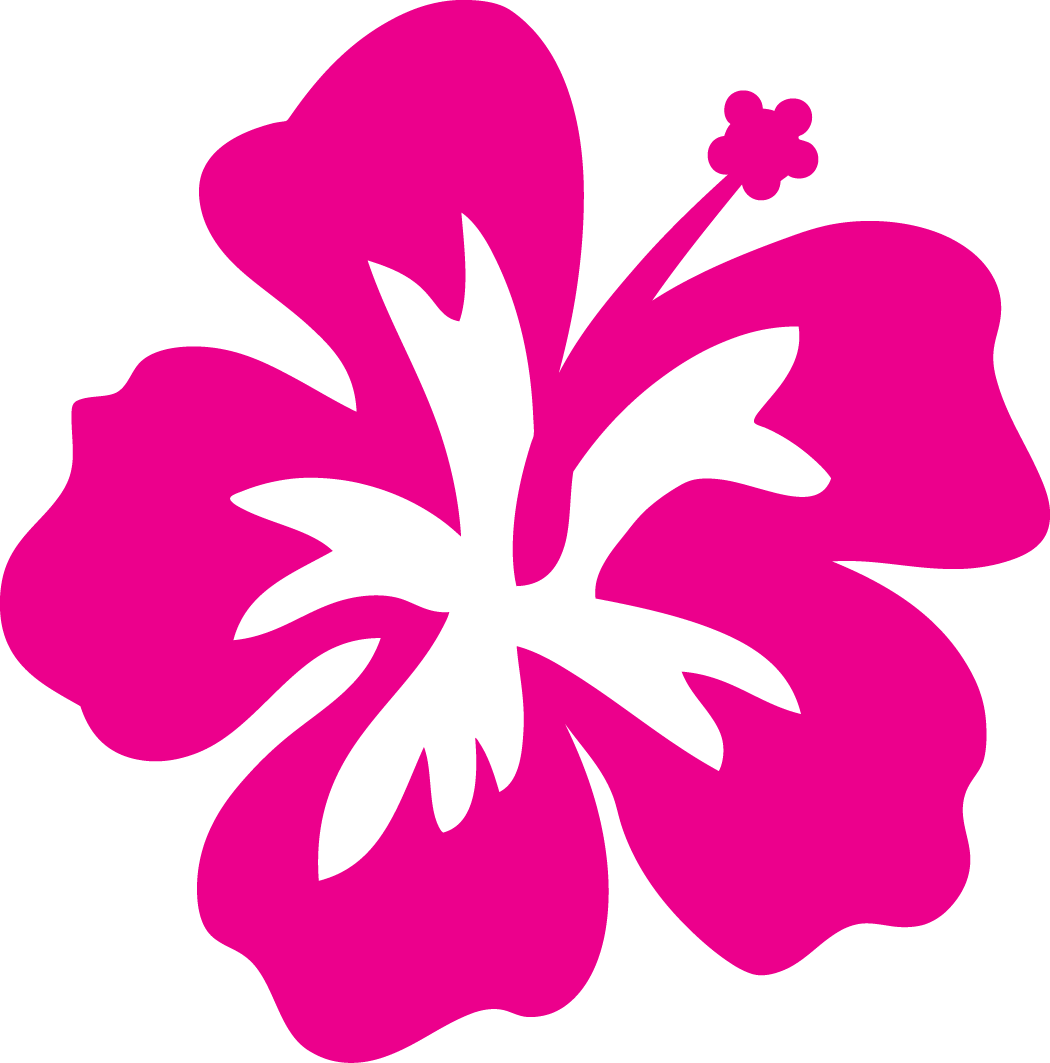 Hawaiian Flower Outline - Cliparts.co