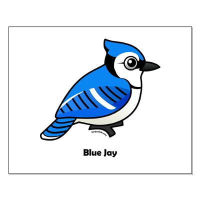 Blue Jay Gifts Poster (Small) < Birdorable Birds < Birdorable ...