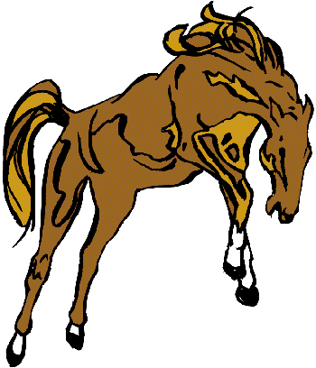 Classic Horse Cartoon Horse Clip Art bronc « « Classic Horse