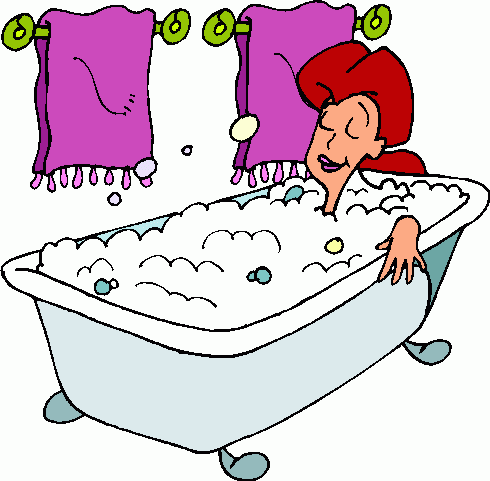 woman_bathing_1 clipart - woman_bathing_1 clip art