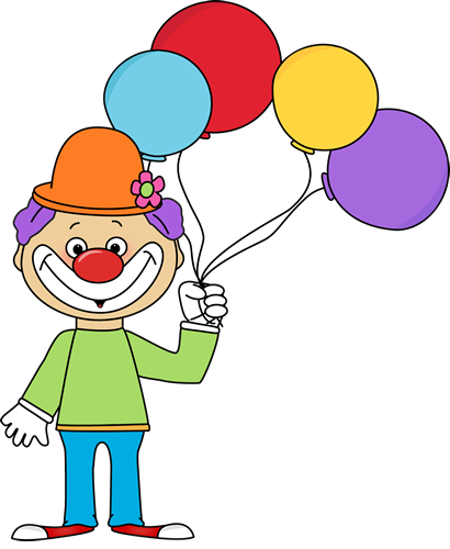 Clown with Balloons Clip Art - Clown with Balloons Image