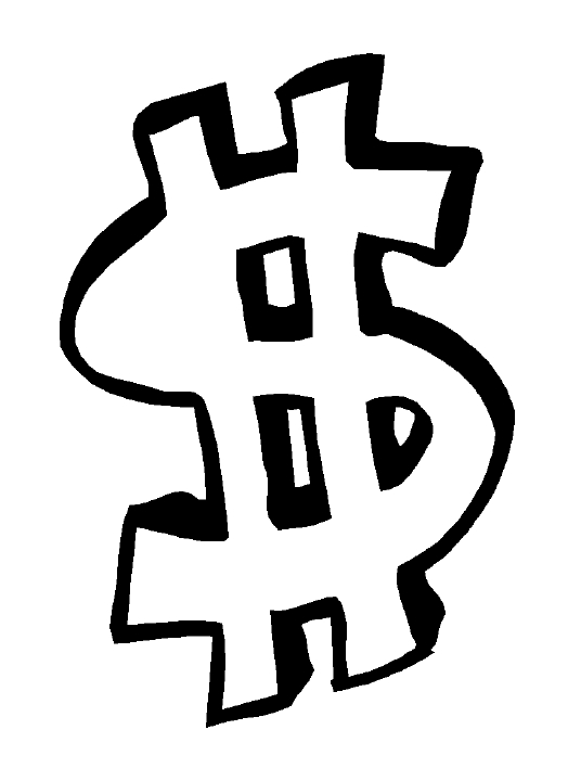 Funny Robot Stay With Green Dollar Sign - ClipArt Best - ClipArt Best