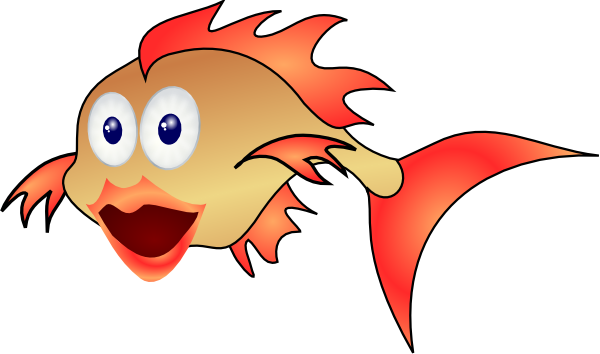 Gold Fish clip art - vector clip art online, royalty free & public ...