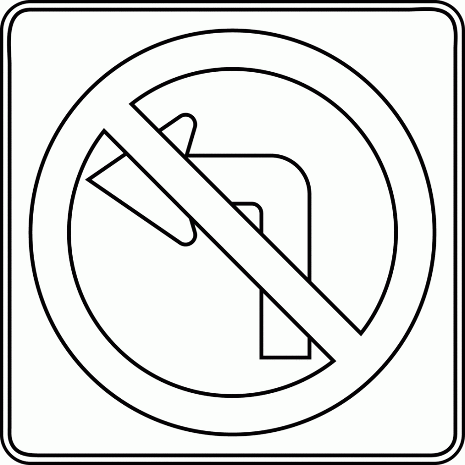 Pix For > Traffic Signs Clip Art Black And White
