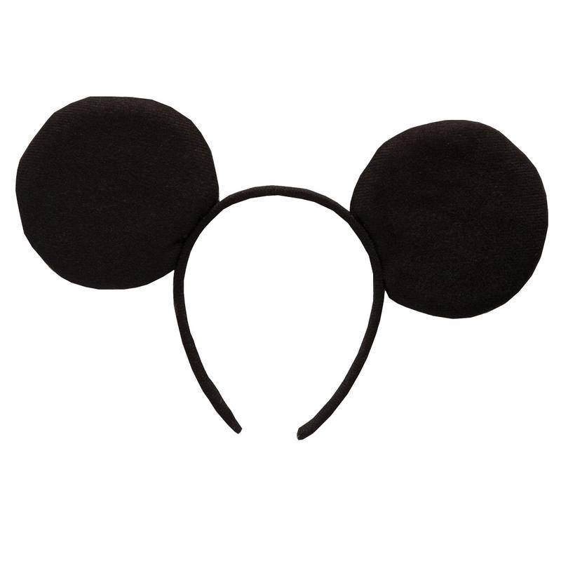 Kids Mickey Mouse Padded Ears Head Band Fancy Dress Halloween ...