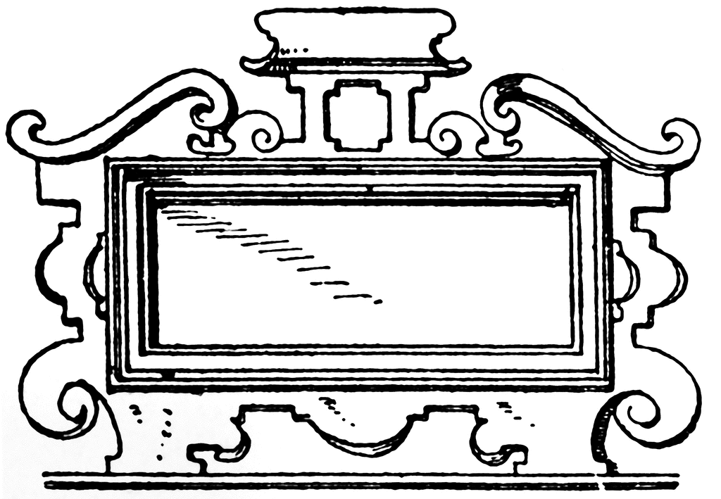 German 17th Century Architectural Frame | ClipArt ETC