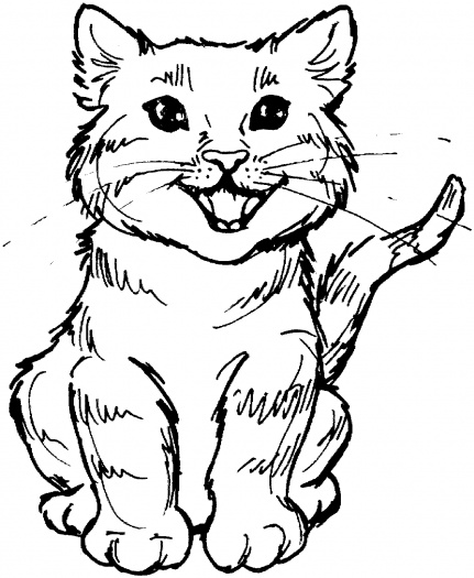 free Cat printable Coloring Pages for kids | New Coloring Pages