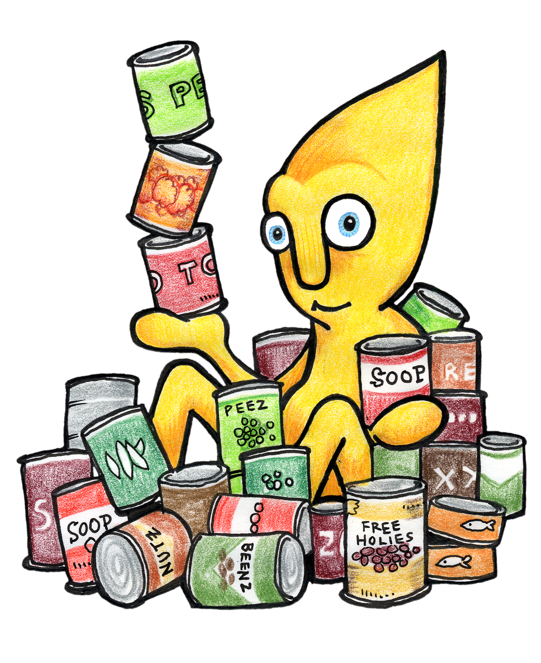Gustafer Yellowgold to Sponsor Canned food Drive at DR2 - ClipArt ...