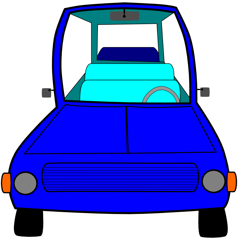 Clipart - Cartoon car