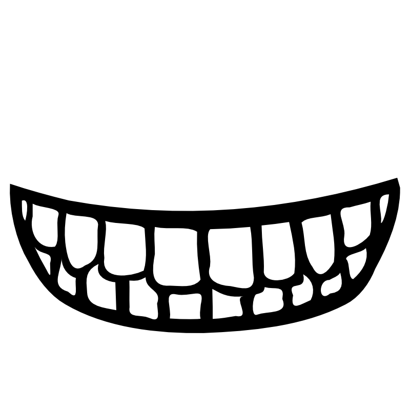 Clipart - Mouth with teeth