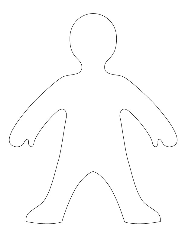 Blank Person Outline Cliparts.co