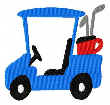 INSTANT DOWNLOAD Golf Cart Machine by JoyfulStitchesEtsy on Etsy