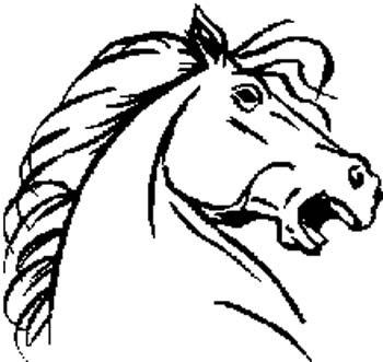 How To Draw A Mustang Horse - ClipArt Best